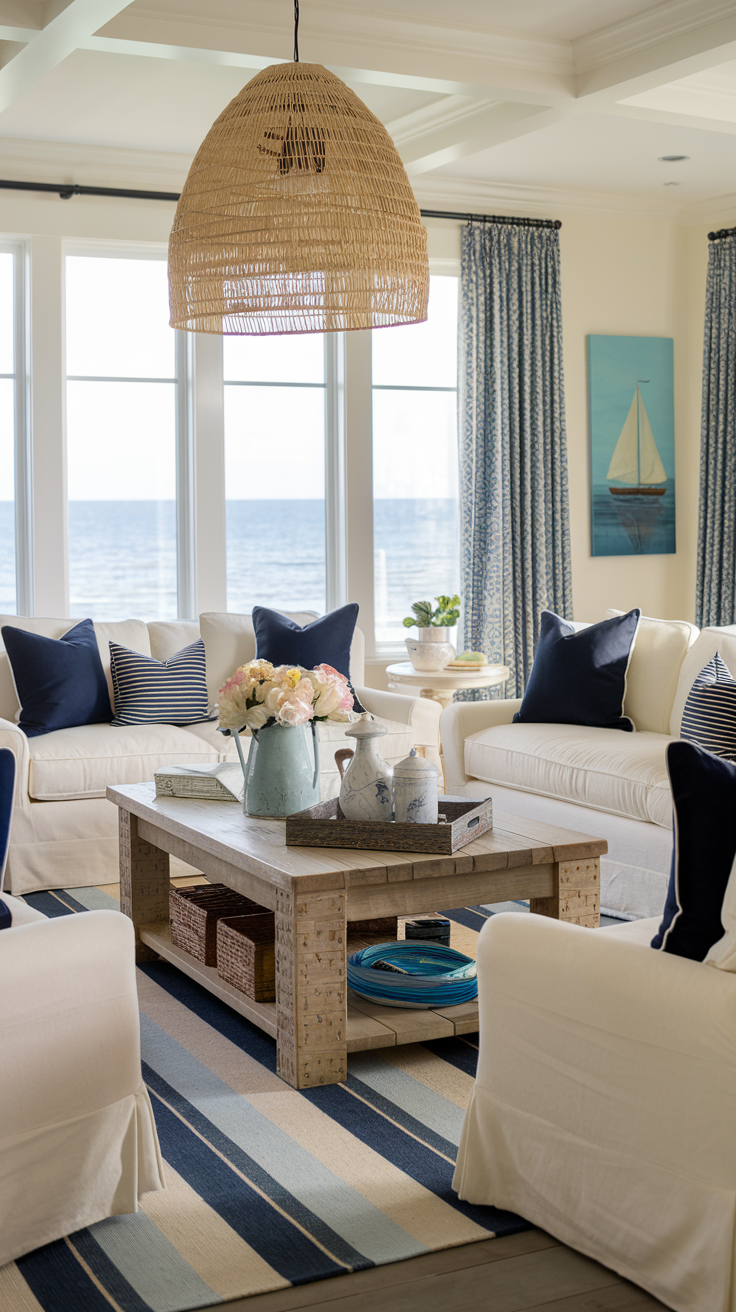Coastal Living Room Decor | 15 Cozy Design Ideas - Moss & Main