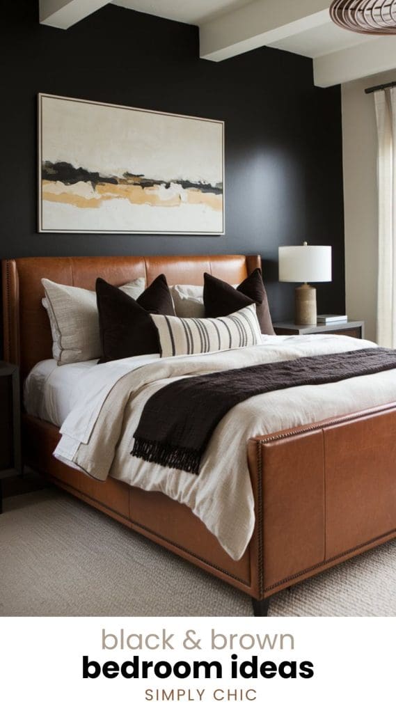 21 Black And Brown Bedroom Designs: the Ultimate Power Couple - Moss & Main