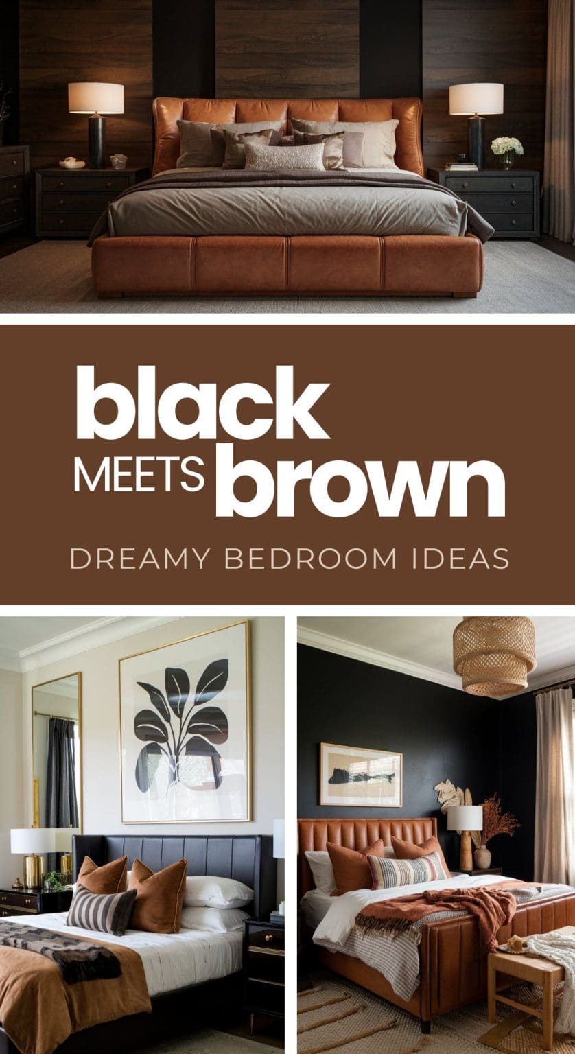21 Black And Brown Bedroom Designs: the Ultimate Power Couple - Moss & Main