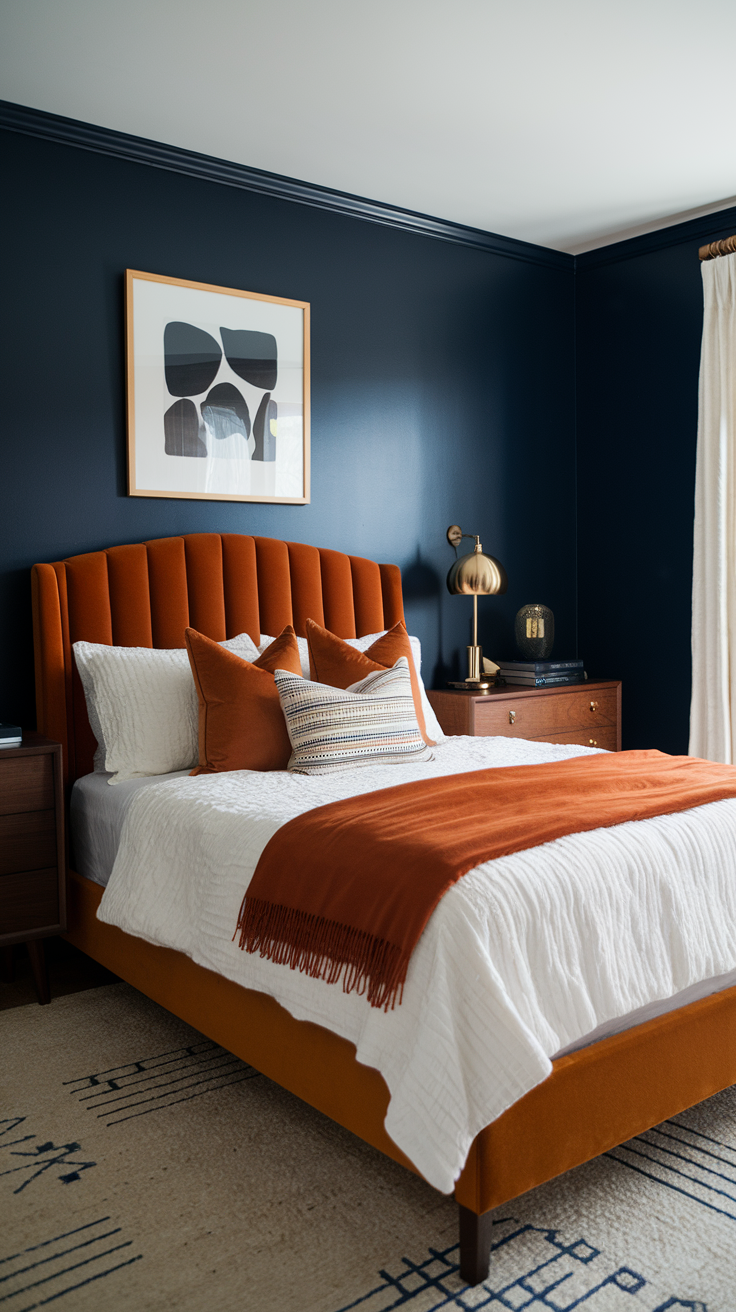 Orange Crush: 27 Orange Bedroom Ideas You Will Adore - Moss & Main