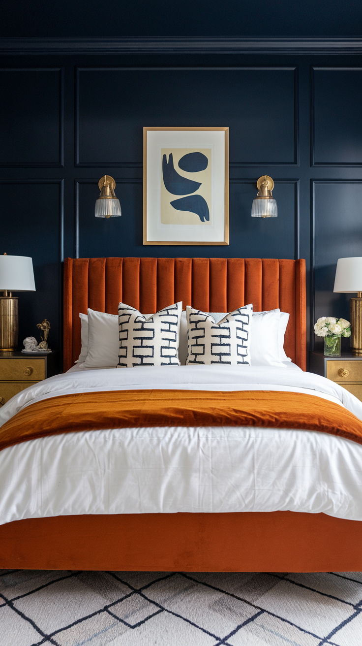 Orange Crush: 27 Orange Bedroom Ideas You Will Adore - Moss & Main