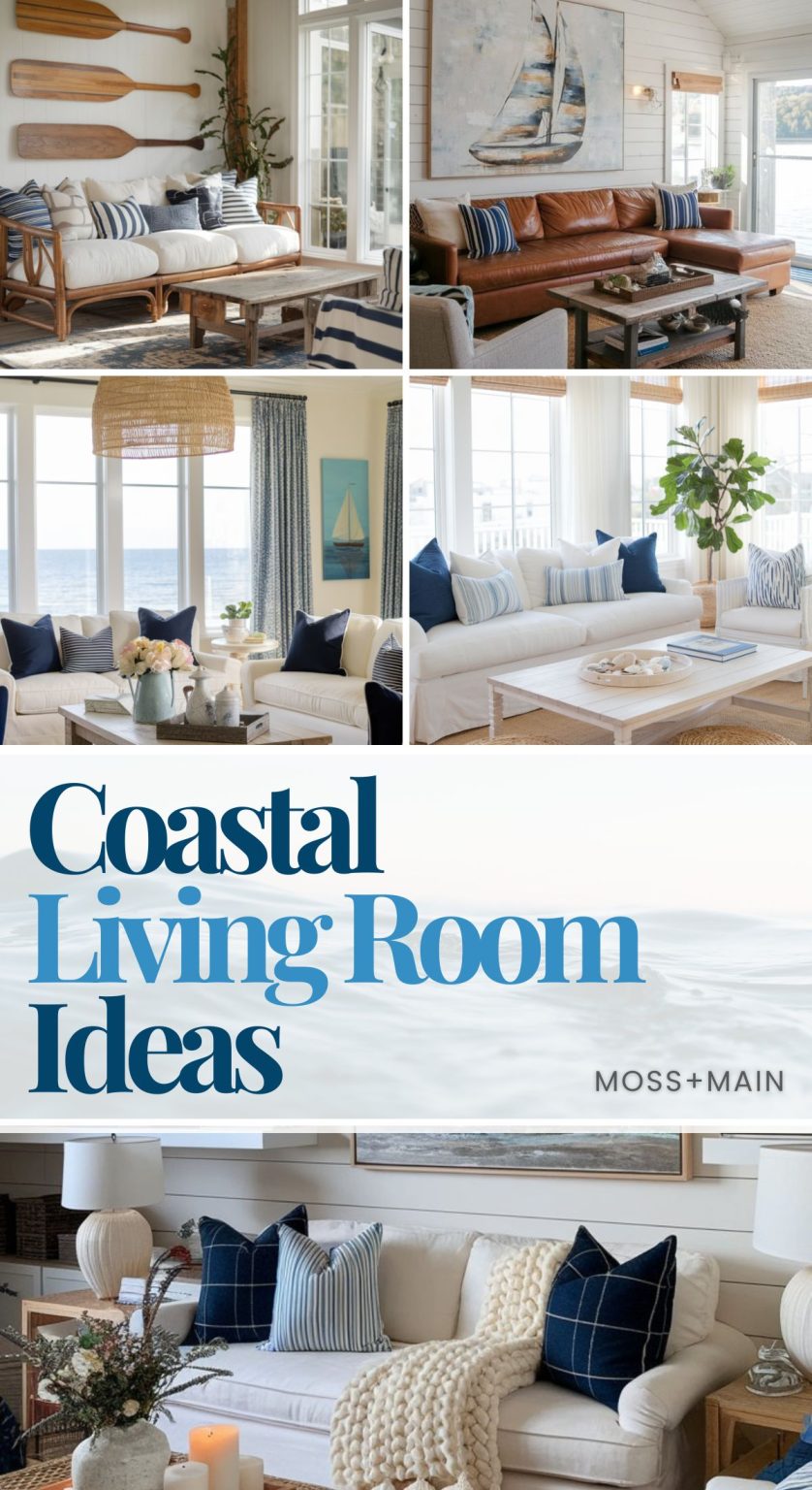 Coastal Living Room Decor | 15 Cozy Design Ideas - Moss & Main