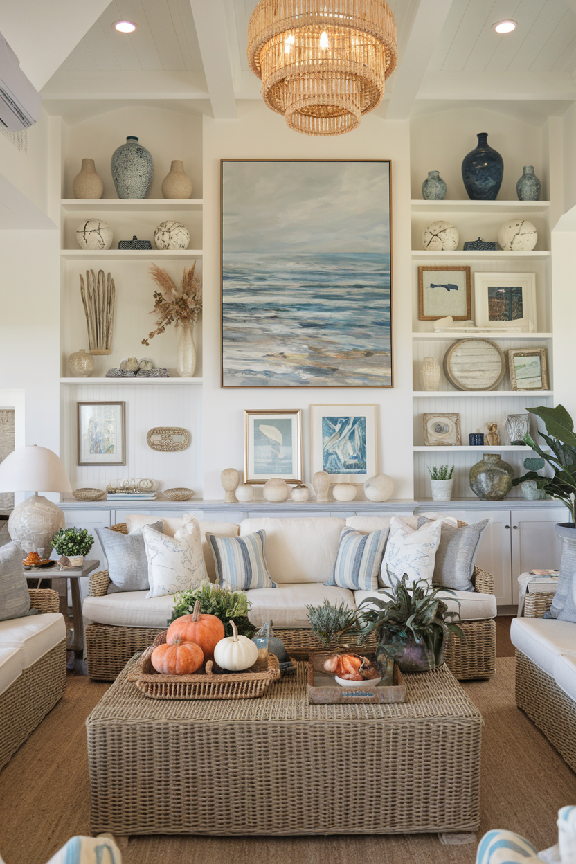 Coastal Living Room Decor | 15 Cozy Design Ideas - Moss & Main