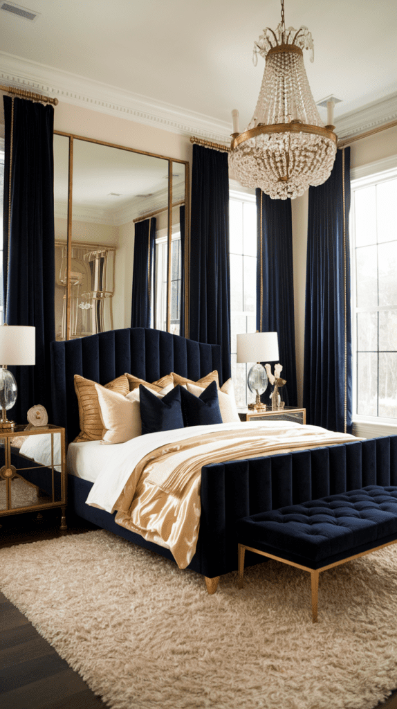 50+ Navy Blue Bedroom Design Ideas | Transform Your Space - Moss & Main