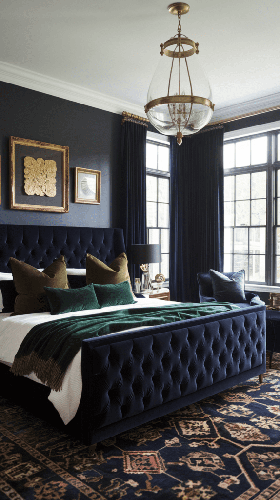 50+ Navy Blue Bedroom Design Ideas | Transform Your Space - Moss & Main
