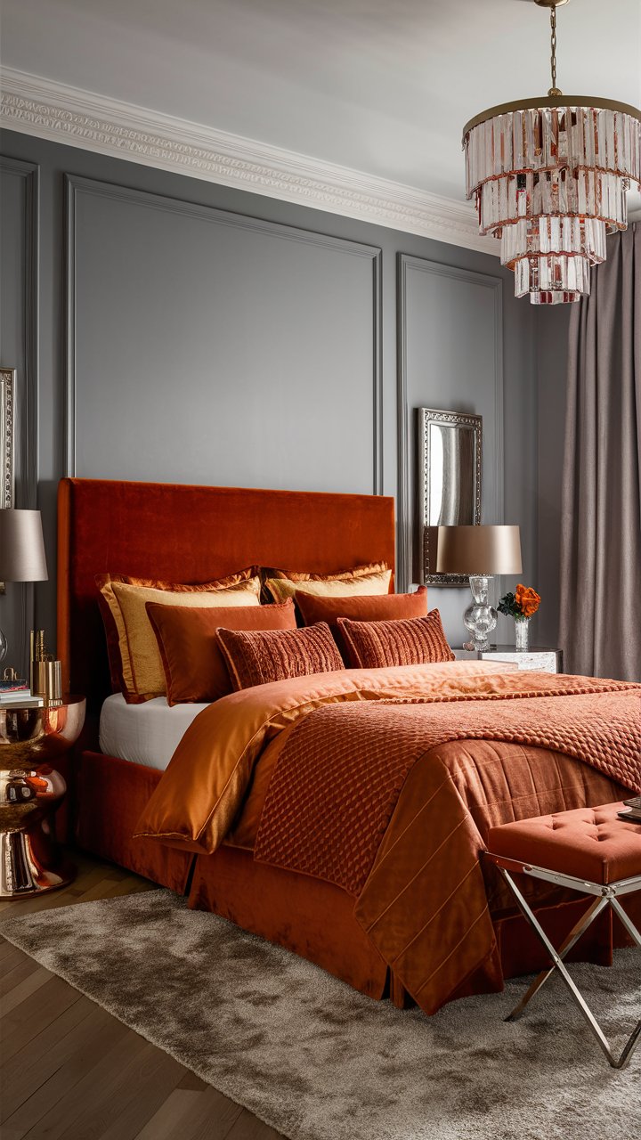 Orange Crush: 27 Orange Bedroom Ideas You Will Adore - Moss & Main