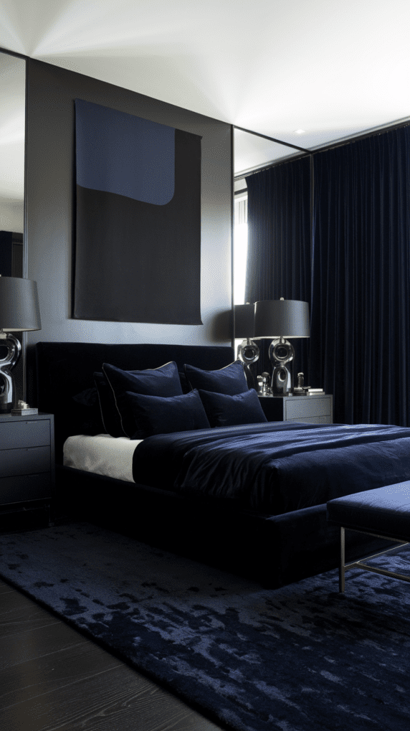 50+ Navy Blue Bedroom Design Ideas | Transform Your Space - Moss & Main