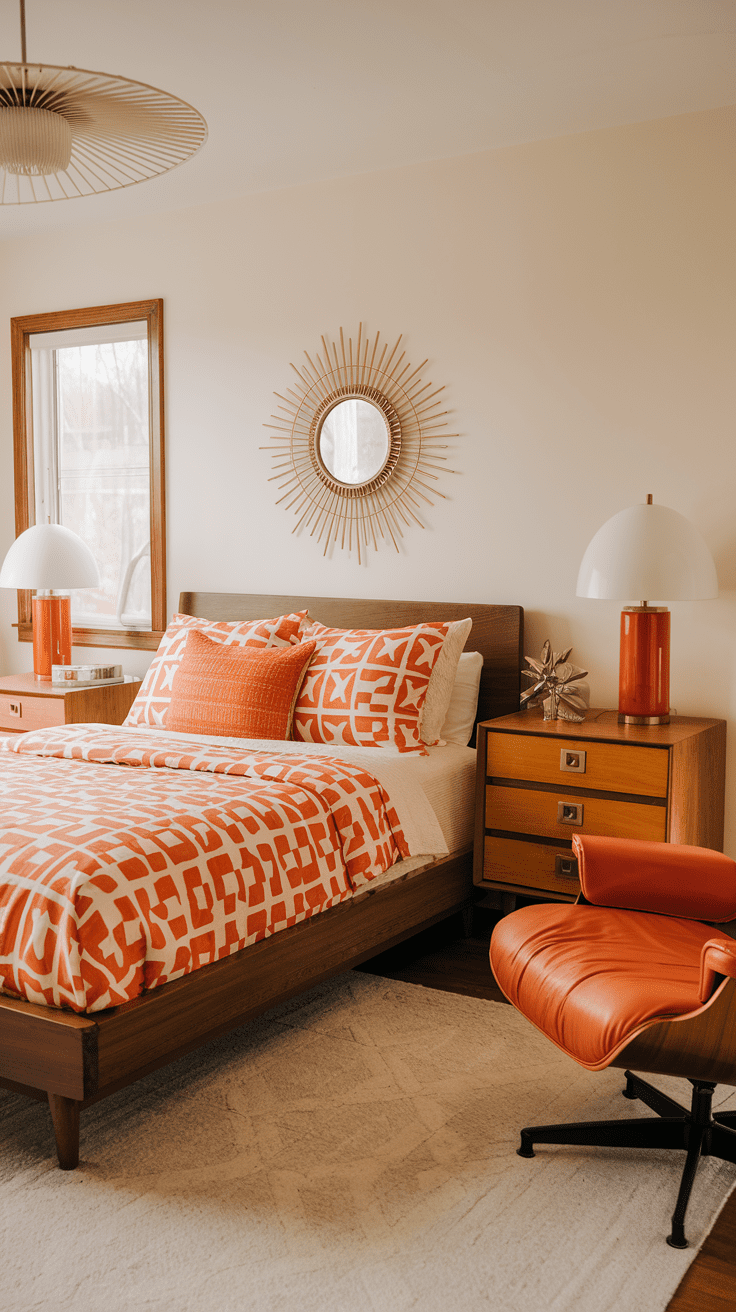 Orange Crush: 27 Orange Bedroom Ideas You Will Adore - Moss & Main