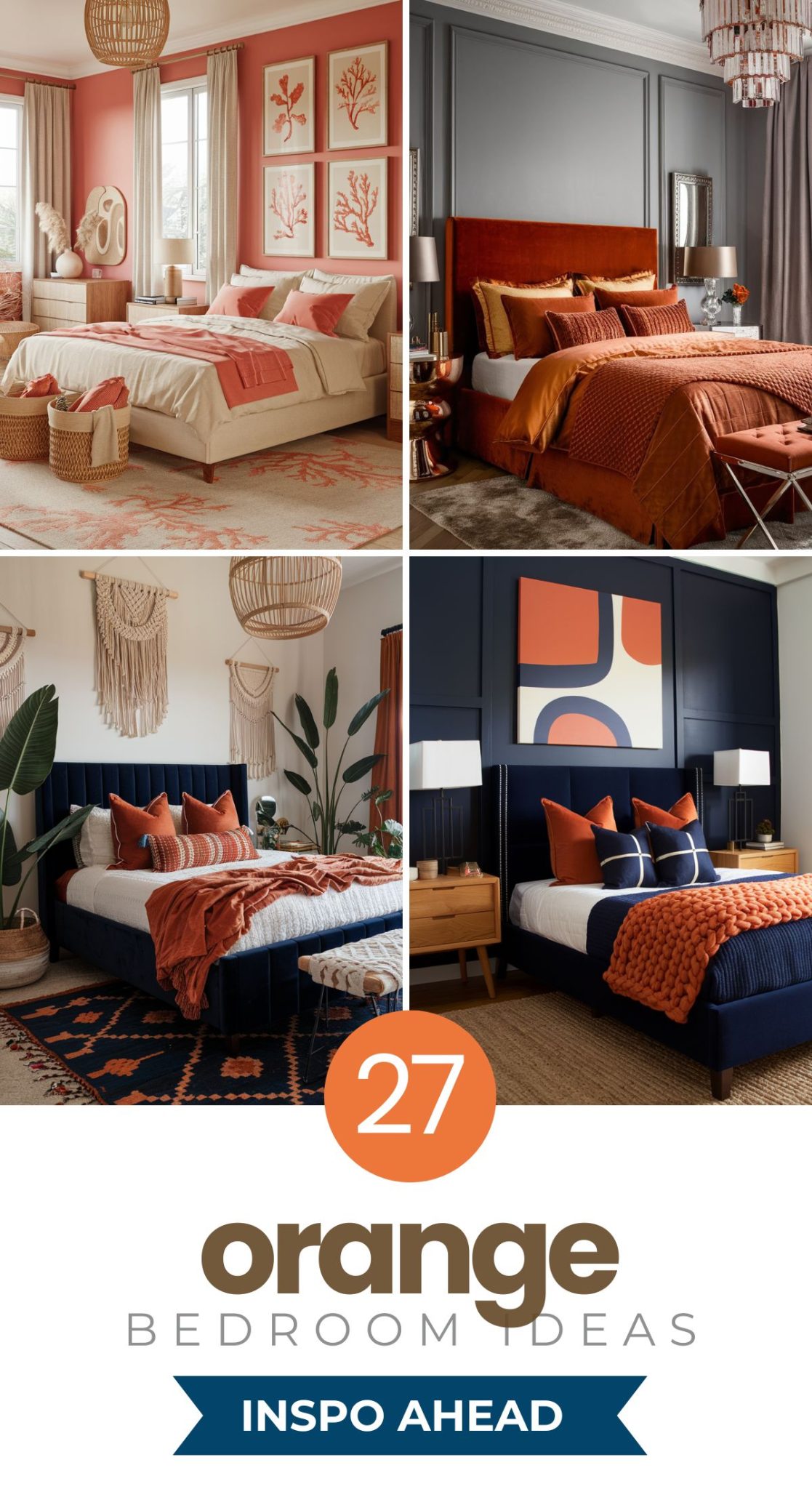 Orange Crush 27 Orange Bedroom Ideas You Will Adore Moss & Main