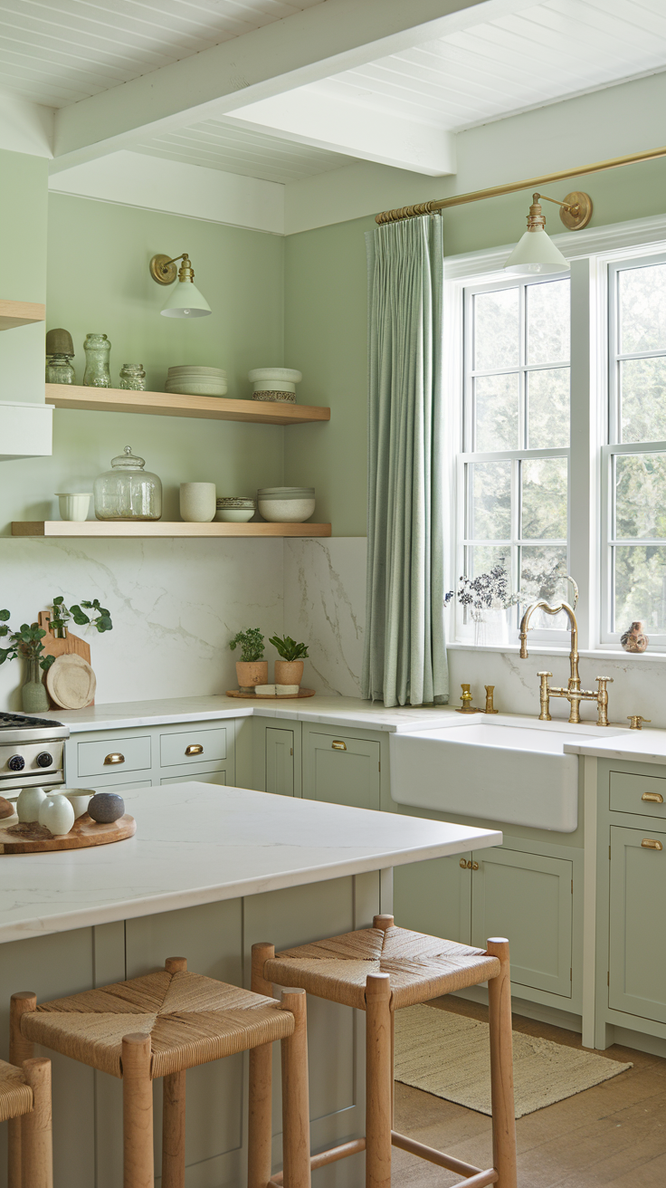 Sage Green Kitchen Design Ideas - Moss & Main
