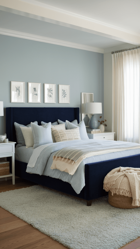 50+ Navy Blue Bedroom Design Ideas | Transform Your Space - Moss & Main