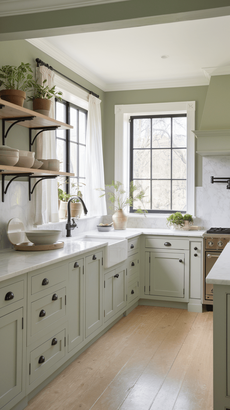 Sage Green Kitchen Design Ideas - Moss & Main