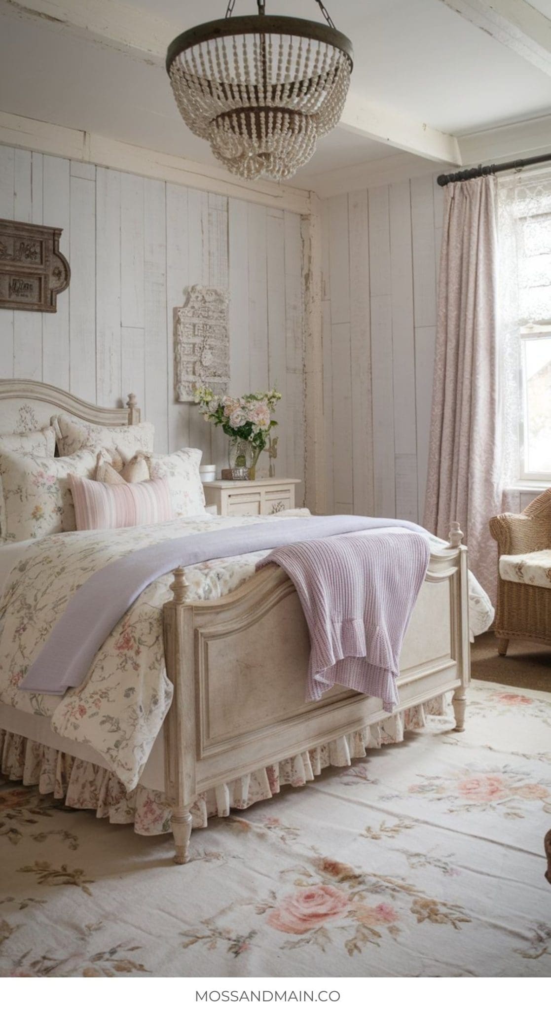 20+ Shabby Chic Bedroom Ideas + Decor Tips - Moss & Main
