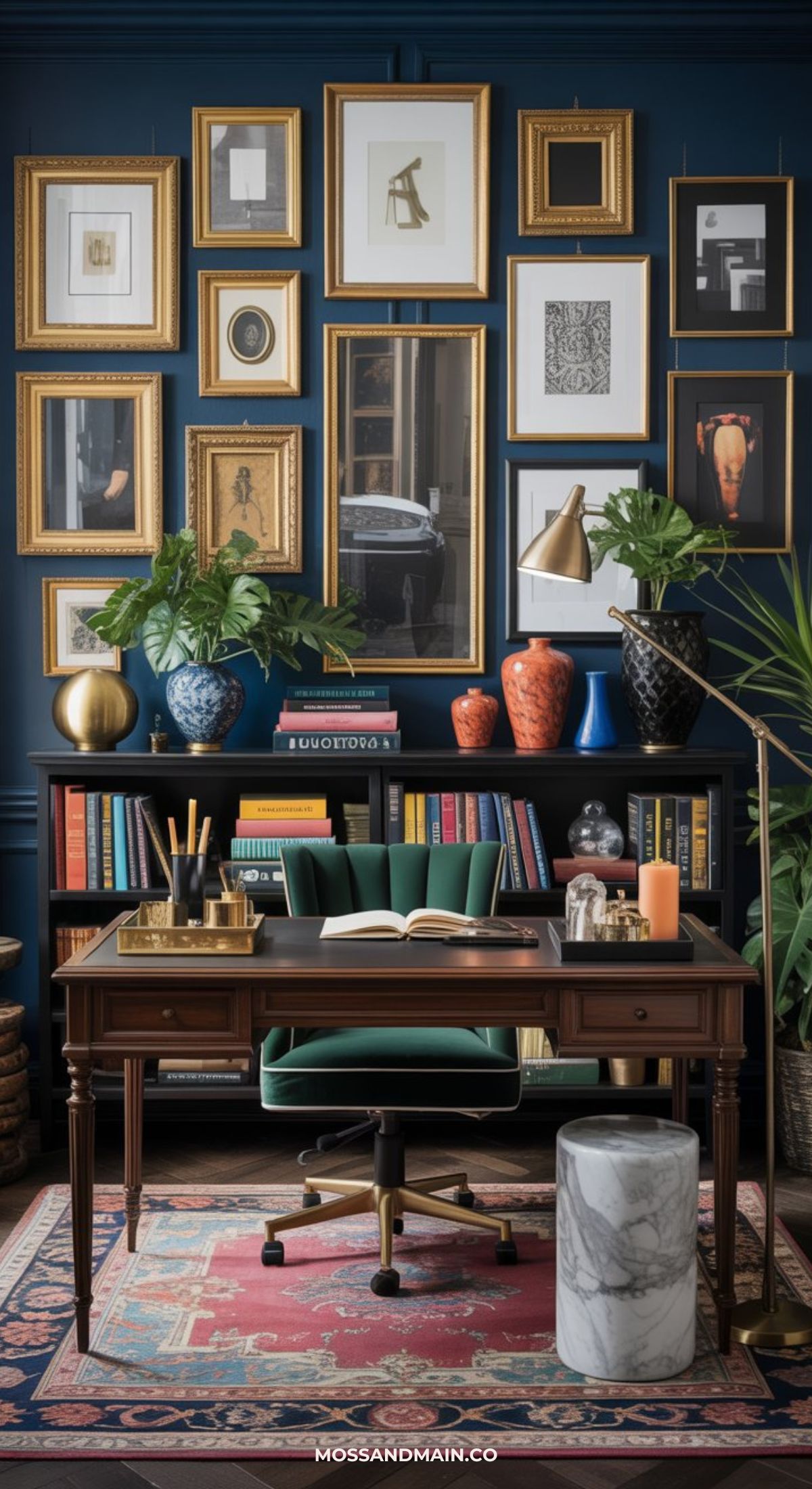 Boring office? Not anymore. This guide shows you how to create a vibrant, inspiring maximalist home office using bold wallpaper, gallery walls, expressive color palettes, and curated decor that reflects your personality. Perfect for creatives, maximalist lovers, and anyone craving a more exciting workspace. Pin these ideas for your next makeover!